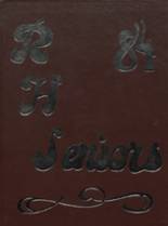Rushville High School 1984 yearbook cover photo