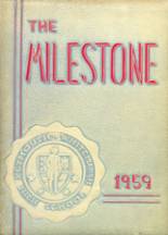 Plymouth Whitemarsh High School 1959 yearbook cover photo