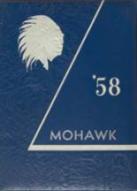 Moravia Community High School 1958 yearbook cover photo