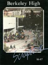 Berkeley High School 1987 yearbook cover photo