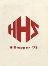 Hillcrest High School 1978 yearbook cover photo