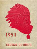 Pawnee High School 1954 yearbook cover photo