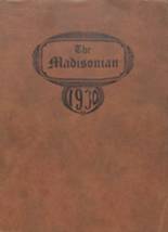 Madison High School 1930 yearbook cover photo
