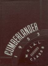Cumberland Township High School 1953 yearbook cover photo