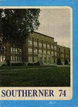 South High School 1974 yearbook cover photo