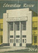 St. Edward High School 1954 yearbook cover photo