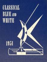 1951 Classical High School Yearbook from Springfield, Massachusetts cover image