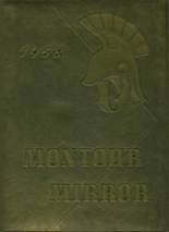 Montour High School 1958 yearbook cover photo