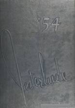 Central High School 1954 yearbook cover photo