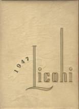 Litchfield High School 1947 yearbook cover photo