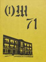 Orient-Macksburg High School 1971 yearbook cover photo