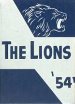 Leeds High School 1954 yearbook cover photo