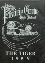 Prairie Grove High School 1959 yearbook cover photo