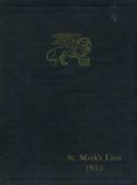 St. Mark's School 1935 yearbook cover photo