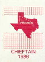 Friona High School 1986 yearbook cover photo