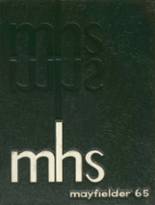 Mayfield High School 1965 yearbook cover photo