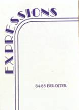 Beloit Memorial High School 1985 yearbook cover photo