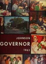 Johnson High School 1963 yearbook cover photo