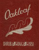Shrub Oak High School 1951 yearbook cover photo