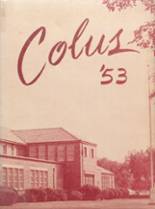 Colusa High School 1953 yearbook cover photo