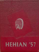 Heard High School 1957 yearbook cover photo