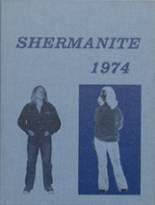 Sherman Central High School 1974 yearbook cover photo
