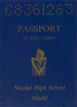 Nicolet High School 1983 yearbook cover photo