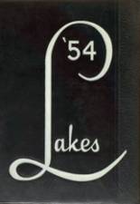 Mountain Lakes High School 1954 yearbook cover photo