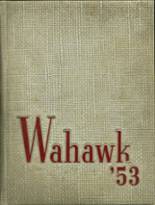 West High School 1953 yearbook cover photo