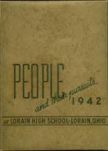 Lorain High School 1942 yearbook cover photo