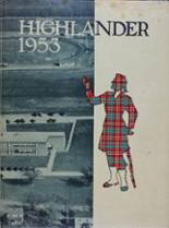 Highland Park High School 1953 yearbook cover photo