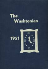 Washington High School 1951 yearbook cover photo