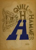 Haaren High School 1953 yearbook cover photo