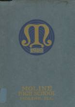 Moline High School 1919 yearbook cover photo