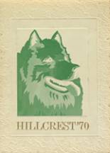 Hillcrest High School 1970 yearbook cover photo
