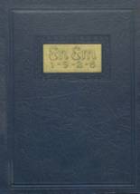 Central High School 1928 yearbook cover photo