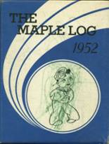 Mapleton High School 1952 yearbook cover photo