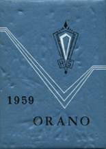 Orangeville High School 1959 yearbook cover photo