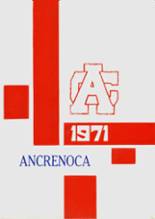 Anderson Creek High School 1971 yearbook cover photo