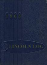 Lincoln High School 1965 yearbook cover photo