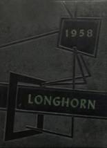 Lone Grove High School 1958 yearbook cover photo