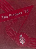 Pioneer High School 1953 yearbook cover photo