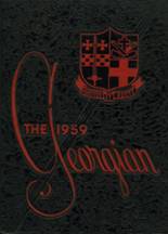 St. George High School 1959 yearbook cover photo
