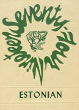 Estill High School 1974 yearbook cover photo