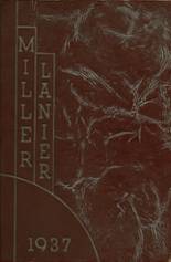 Lanier/Miller High School 1937 yearbook cover photo