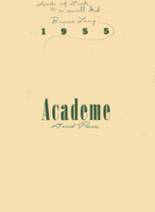 Academy High School 1955 yearbook cover photo