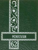 Monroe High School 1962 yearbook cover photo