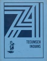 Tecumseh High School 1974 yearbook cover photo