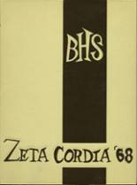 Bryan High School 1968 yearbook cover photo