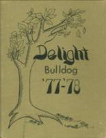 Delight High School 1978 yearbook cover photo